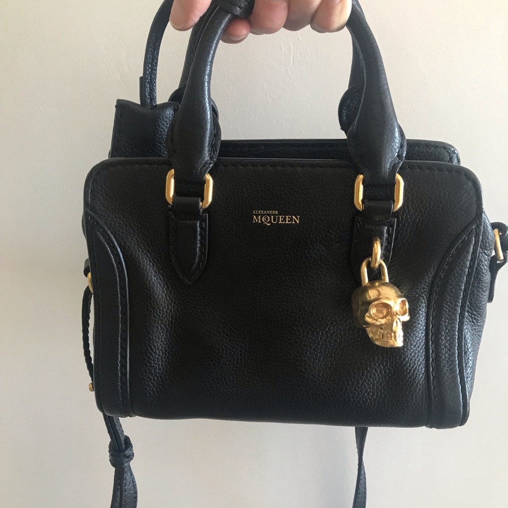 Alexander McQueen black bag